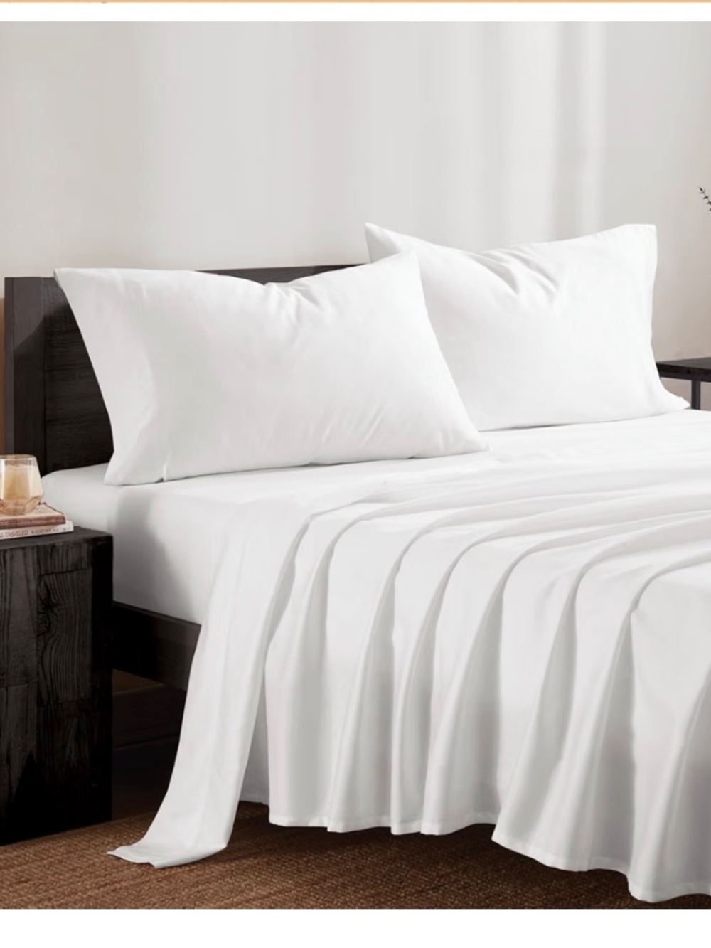 NWOT DKNY Pure King 4 pc Sheet Set